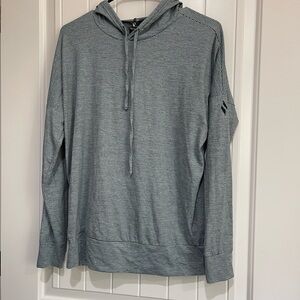 Skechers Gray Long Sleeve Relaxed Hoodie